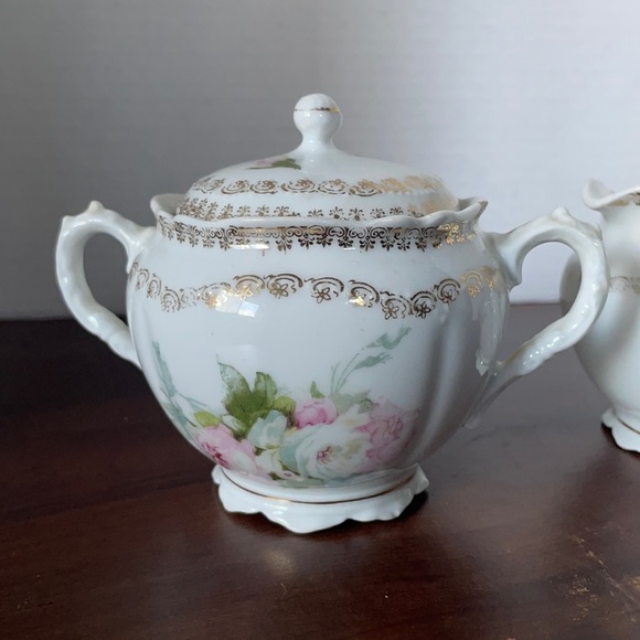 Vintage porcelain O.&E.G. Austria Cream and Sugar Set - Picture 3 of 8